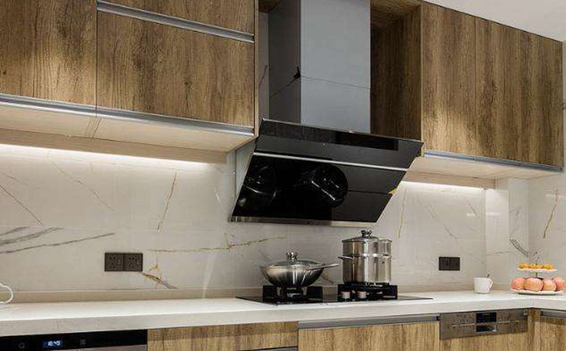 定制櫥柜吸油煙機(jī)安裝，星空梵高櫥柜