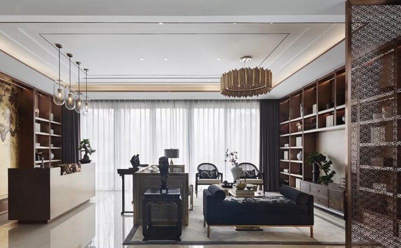 輕奢·新中式風(fēng)格全屋定制，星空梵高全屋定制