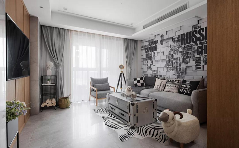 北歐風格全屋定制，星空梵高全屋定制