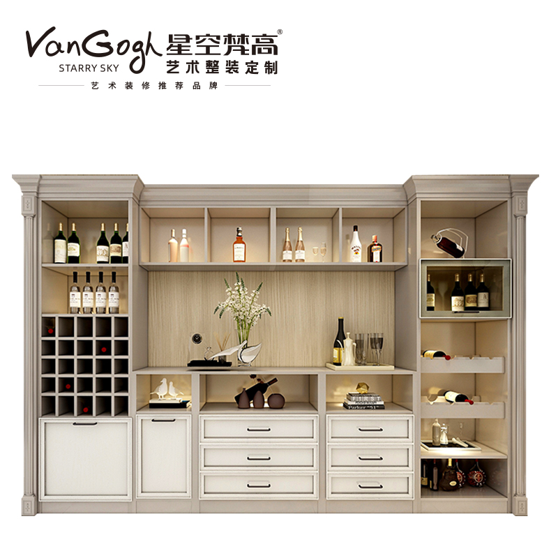 整體定制酒柜 洛斯城堡·XS17-1酒柜 整體定制酒柜 洛斯城堡·XS17-1酒柜