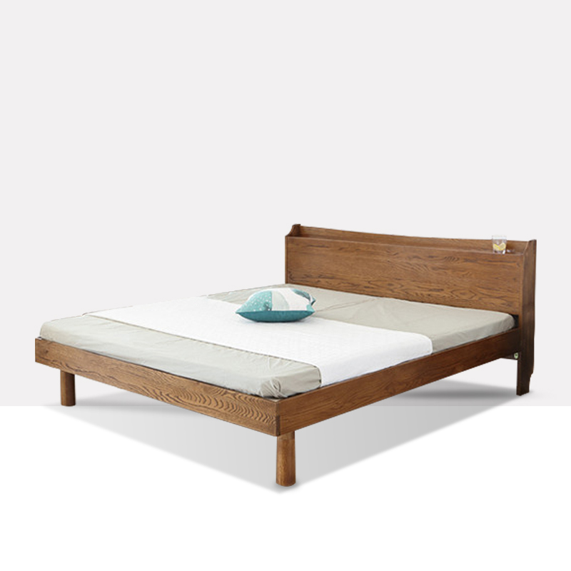 現(xiàn)代簡約雙人床白橡木床 木色生香 906插座床 現(xiàn)代簡約雙人床白橡木床 木色生香 906插座床