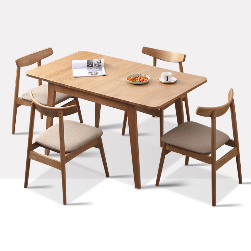 星空梵高 白橡拉伸桌 餐廳餐桌伸縮桌面 食全食美 星空梵高 白橡拉伸桌 餐廳餐桌伸縮桌面 食全食美